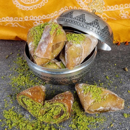 Pistachio Muska Dessert – Authentic Handmade Turkish Gourmet Sweet Gift