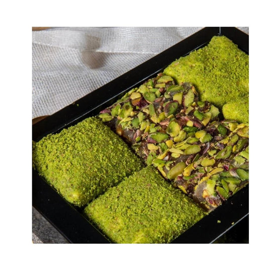 Pistachio Turkish Wrap Delight – Gourmet Bohça Turkish Delight– Handmade Candy – Vegan Sweet – Natural Treat – Premium Turkish Gift