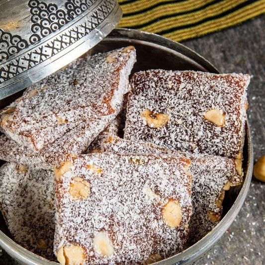 Apricot Hazelnut Cezerye – Handmade Turkish Delight Snack – Natural Vegan Treat – No Additives – Healthy Sweet Gift