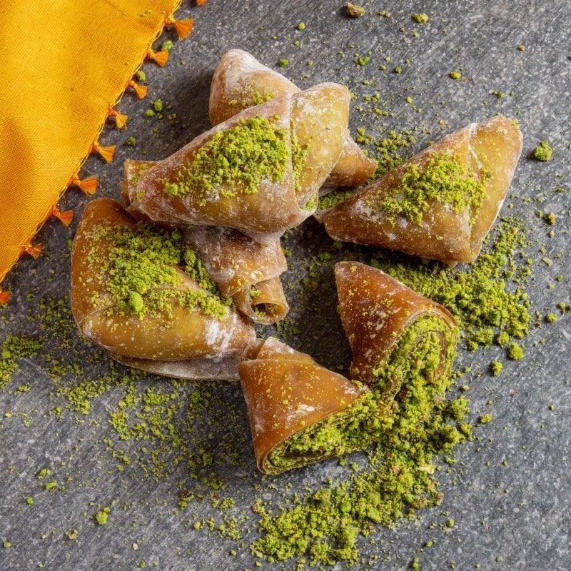 Pistachio Muska Dessert – Authentic Handmade Turkish Gourmet Sweet Gift